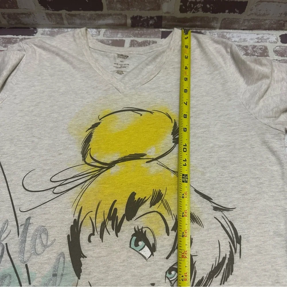 Disney Tinker Bell Nightgown - White and Yellow ML - Picture 5 of 7